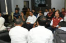 Sekretaris Daerah (Sekda) Lombok Timur, HM Juaini Taofik, saat memimpin rapat koordinasi bersama Pendamping Program Keluarga Harapan (PKH) dan Tenaga Kesejahteraan Sosial Kecamatan (TKSK), di ruang kerjanya, Jumat (24/7/2026).