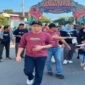Wabup Lotim, HM Edwin Hadiwijaya bersama ribuan warga memadati kawasan Tugu Juang Pringgasela Raya (Tugu Mopra), pada Ahad (19/7/2026), untuk mengikuti car free day (CFD) dan jalan santai yang menjadi pembuka rangkaian acara Alunan Budaya Pringgasela 2026.