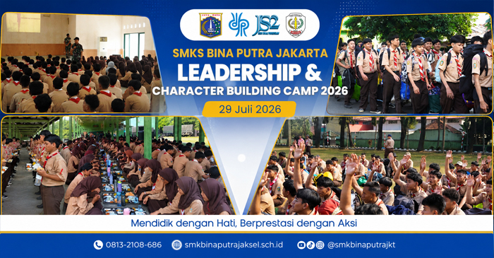 Suasana kegiatan leadership camp yang digelar SMK Bina Putra Kemang dengan tema ‘’Bangun Karakter dan Cinta Tanah Air’’, sebanyak 800 siswa yang digembleng di Yonbekang Kostrad, Cibinong, Kabupaten Bogor, pada 29-31 Juli 2026.