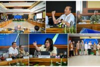 Suasana Gubernur NTB, Lalu Muhamad Iqbal saat menerima kunjungan kerja reses Komisi VII DPR RI yang dipimpin Ketua Komisi VII, Saleh Partaonan Daulay bersama rombongan, di Ruang Rapat Tambora, Kantor Gubernur NTB, Selasa (11/8/2026).