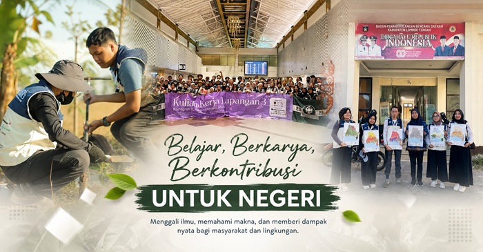 Sebanyak 96 mahasiswa Program Studi Kartografi dan Penginderaan Jauh (KPJ), Fakultas Geografi Universitas Gadjah Mada (UGM), saat menjalani Kuliah Kerja Lapangan (KKL) 3 di Kabupaten Lombok Tengah, Provinsi Nusa Tenggara Barat (NTB).
